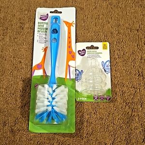 Bottle brush & bottle nipples